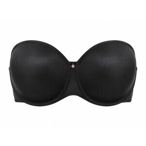 Elomi Women's Plus Size Strapless Underwire Molded Cup Bra Black 36M